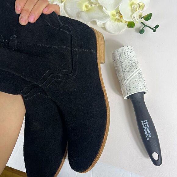 Splendid Womens Chelsea Boots size 10 leather Suede Black - Picture 13 of 15